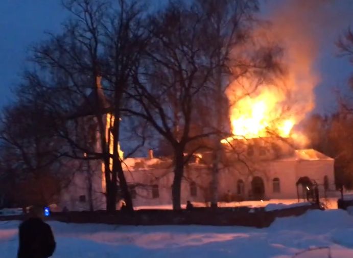 Опубликованы подробности пожара в храме села Срезнево