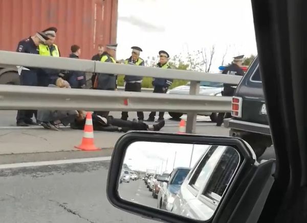 Появилось видео с места гибели мотоциклиста на Муромском шоссе