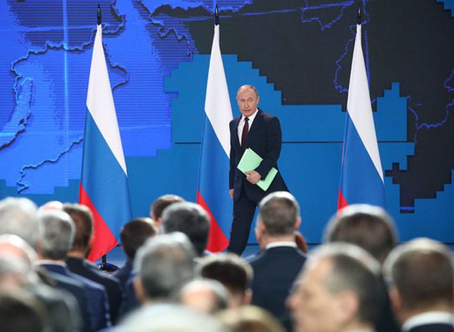 Телерейтинг послания Путина в Москве оказался самым низким с 2013 года
